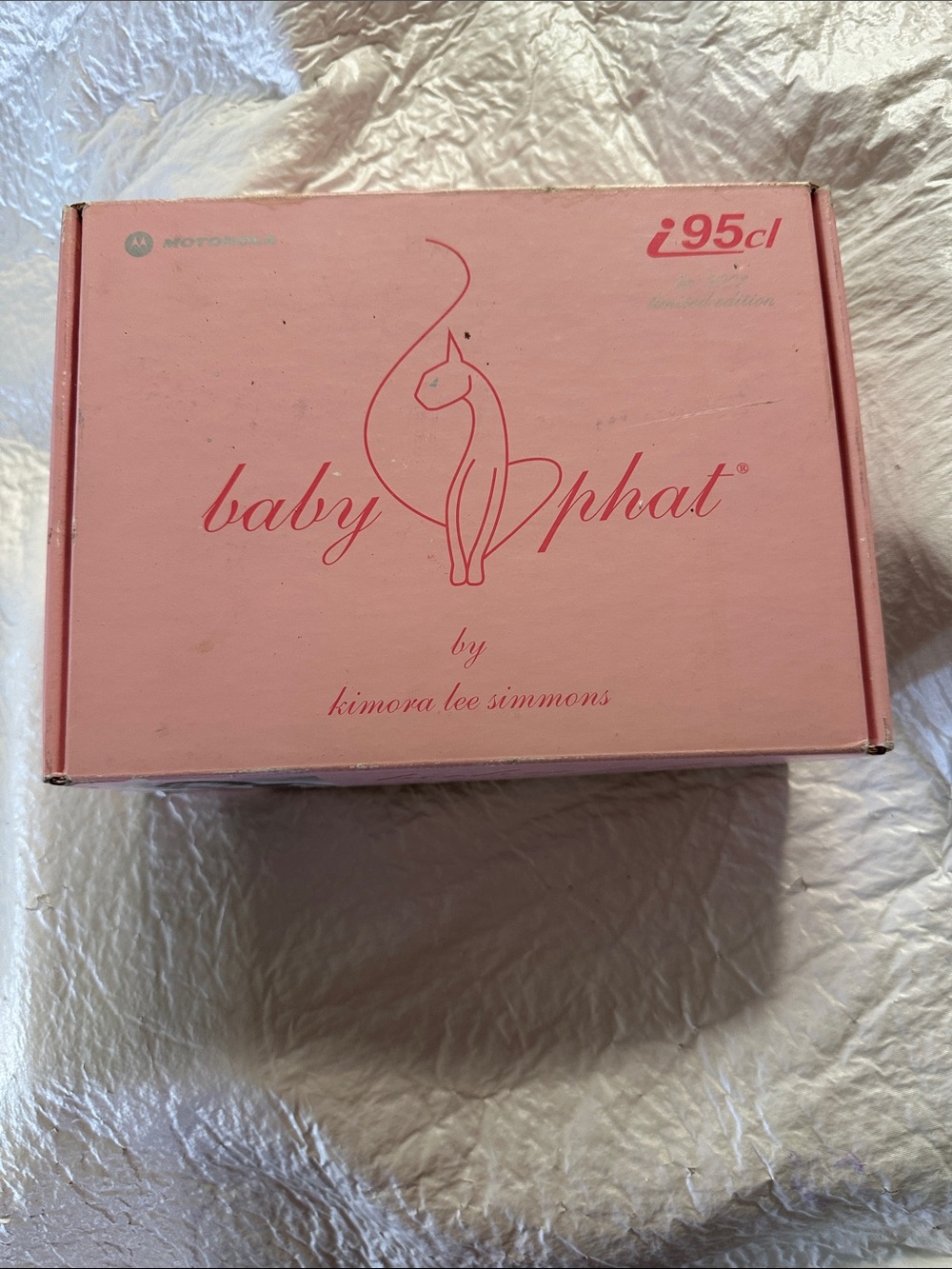 2003 Baby Phat limited edition flip cell phone Pink Collector i95cl razzor - Picture 4 of 16